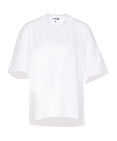 GANNI GANNI T-SHIRT WITH LOGO