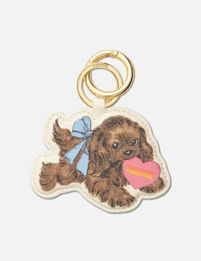 GANNI PUPPY KEYRING