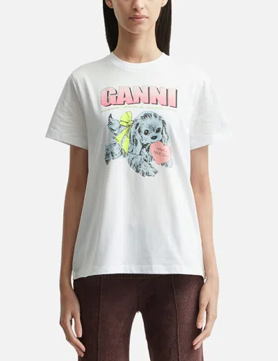 GANNI PUPPY T-SHIRT