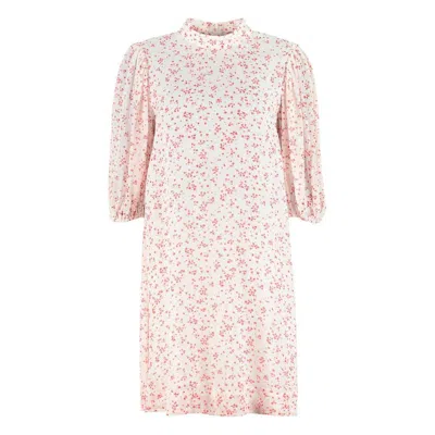 GANNI GANNI WHITE  WOMEN'S DRESS