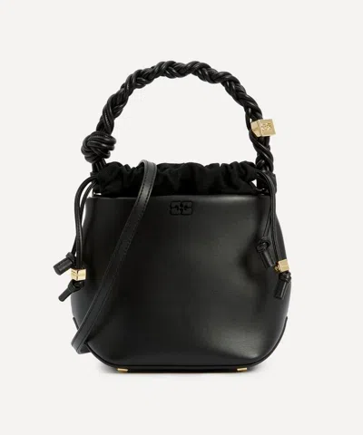 GANNI GANNI WOMEN'S BOU BUCKET BRAIDED HANDLE BAG