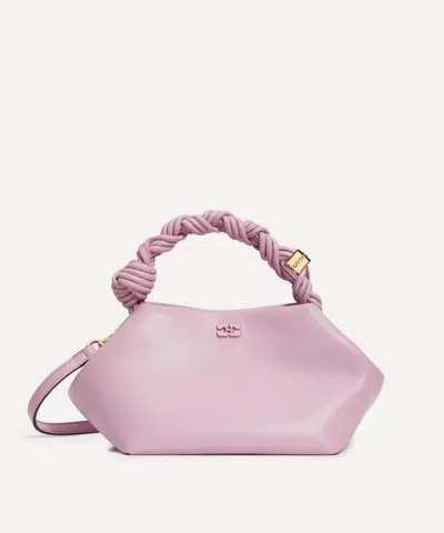 GANNI GANNI WOMEN'S BOU PINK NECTAR KNOTTED HANDLE BAG