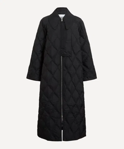 GANNI GANNI WOMEN'S RIPSTOP QUILT COAT