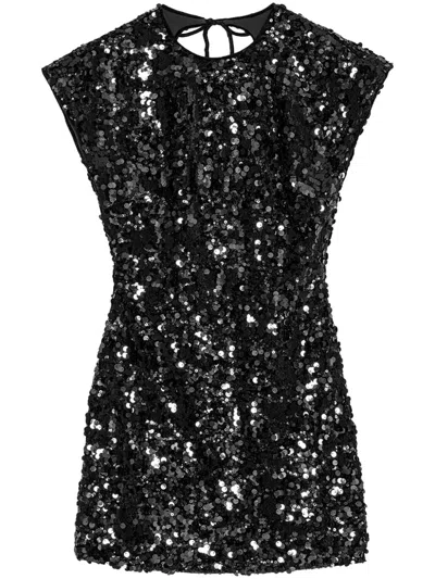 GANNI GANNI WOMEN SEQUINED MINI DRESS