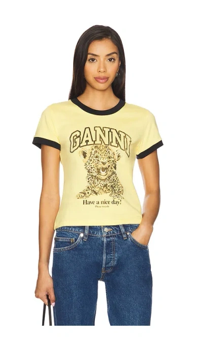 GANNI X REVOLVE BASIC JERSEY BABY TIGER RELAXED T- SHIRT
