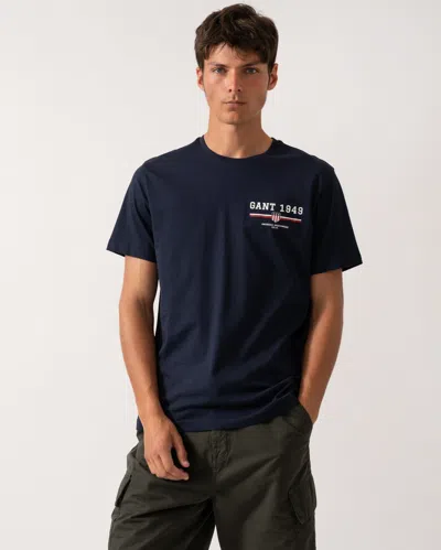 GANT MENS GRAPHIC SHORT SLEEVE T-SHIRT