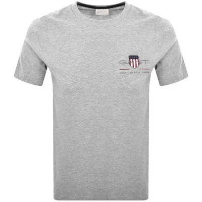 GANT GANT ORIGINAL ARCHIVE SHIELD T SHIRT GREY