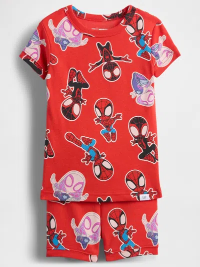 GAP BABY & TODDLER MARVEL ORGANIC BRUSHED COTTON PJ SET