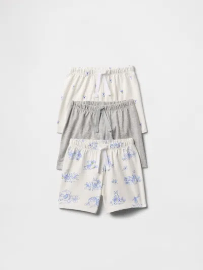 GAP BABY PETER RABBIT™ FIRST FAVORITES ORGANIC COTTON PULL-ON SHORTS (3-PACK)