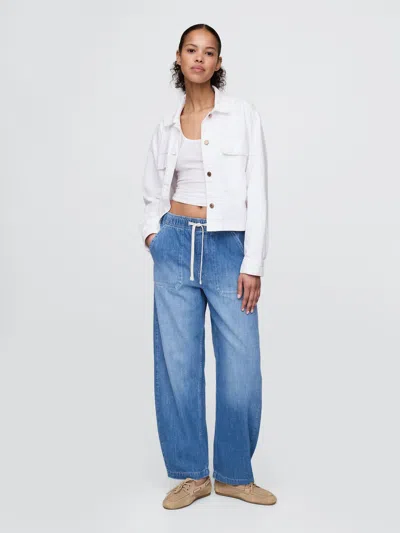GAP HIGH RISE EASY BARREL JEANS