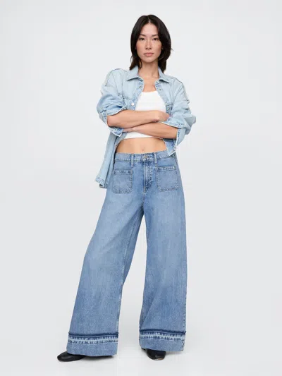 GAP MID RISE ULTRASOFT BAGGY JEANS