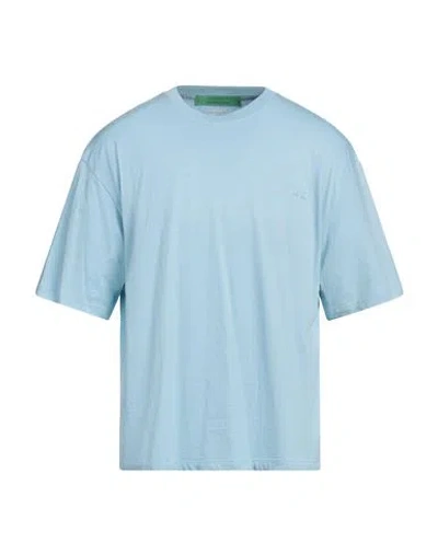 GARMENT WORKSHOP GARMENT WORKSHOP MAN T-SHIRT SKY BLUE SIZE XXL COTTON
