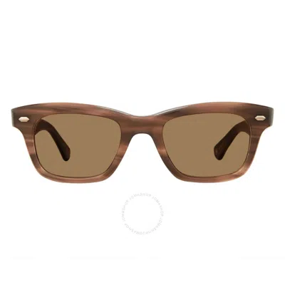 GARRETT LEIGHT GARRETT LEIGHT GROVE SUN MARIGOLD RECTANGULAR SUNGLASSES 2143 SQT/MAG 48