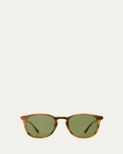 GARRETT LEIGHT MEN'S KINNEY J SUN SQUARE SUNGLASSES