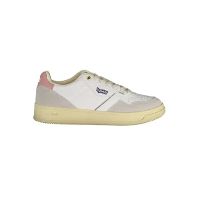 GAS GAS WHITE ARTIFICIAL LEATHER WOMEN'S SNEAKER