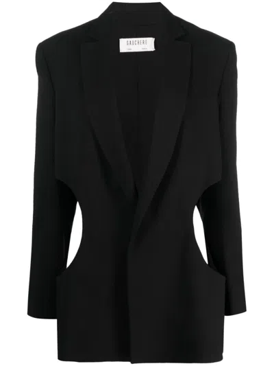 GAUCHÈRE CUT-OUT SINGLE-BREASTED BLAZER