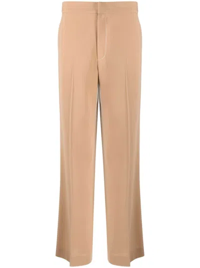 GAUCHÈRE MID-RISE STRAIGHT-LEG TROUSERS