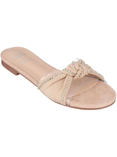 GC SHOES RIHANNA WOMENS FAUX SUEDE SLIP ON FLAT SHOES