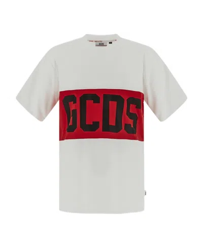 GCDS LOGO-PRINT T-SHIRT