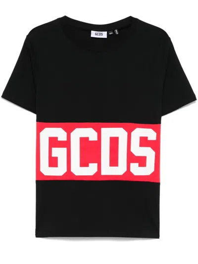 GCDS LOGO-PRINT T-SHIRT