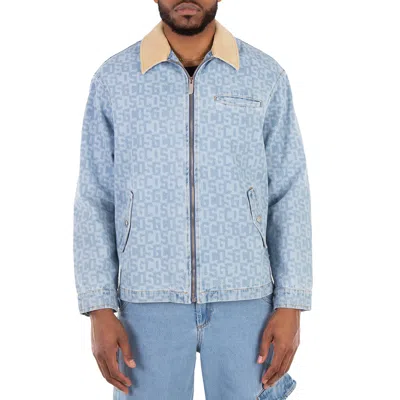 GCDS GCDS MONOGRAM DENIM HARRINGTON JACKET