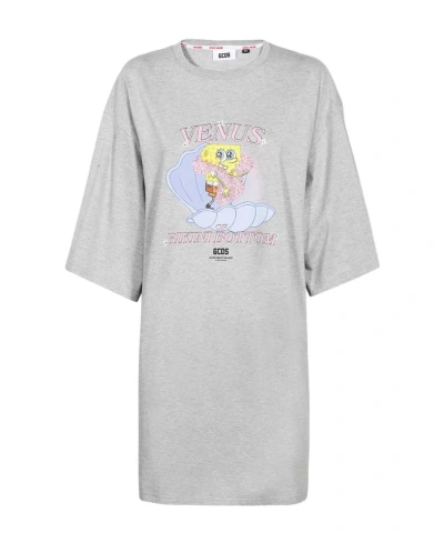 GCDS X SPONGEBOB VENUS-PRINT T-SHIRT DRESS