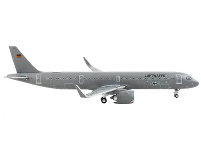 GEMINIJETS AIRBUS A321NEO TRANSPORT AIRCRAFT "GERMAN LUFTWAFFE" GRAY "GEMINI MACS" SERIES 1/400 DIECAST MODEL A