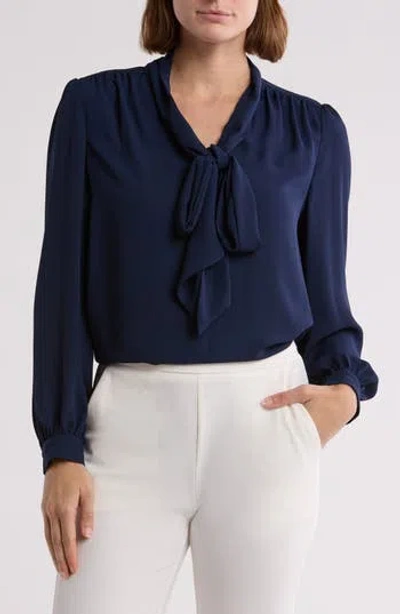 GEMMA + JANE GEMMA + JANE TIE NECK GEORGETTE TOP