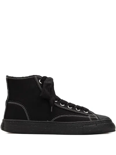 GENERAL SCALE. ROY HIGH-TOP CANVAS SNEAKERS