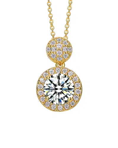 GENEVIVE GENEVIVE 14K OVER SILVER NECKLACE