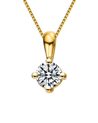 GENEVIVE GENEVIVE 14K OVER SILVER NECKLACE