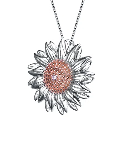 GENEVIVE GENEVIVE 14K ROSE GOLD VERMEIL NECKLACE