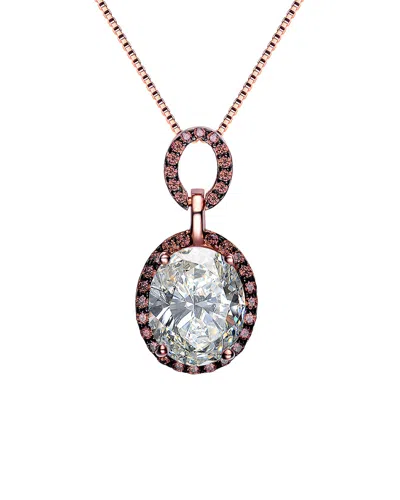 GENEVIVE GENEVIVE 18K ROSE GOLD VERMEIL NECKLACE