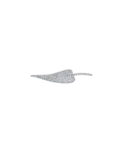 GENEVIVE GENEVIVE SILVER CZ PIN