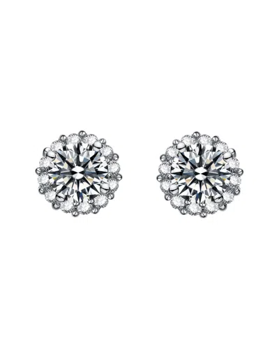 GENEVIVE GENEVIVE SILVER CZ STUDS