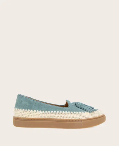 GENTLE SOULS GENTLE SOULS - CITRUS TASSEL SUEDE PLATFORM SLIP ON