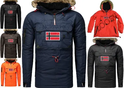 GEOGRAPHICAL NORWAY GEOGRAPHICAL NORWAY BRONSON HERREN JACKE PARKA JACKE KLEIDUNG PONCHO