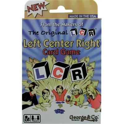 GEORGE & COMPANY LLC GEORGE AND COMPANY LLC LCR LEFT CENTER RIGHT CARD GAME