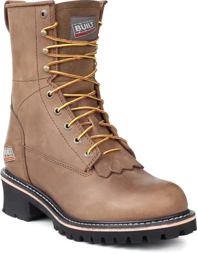 GEORGIA BOOT OUTDOOR BOOT STIEFEL SCHNÜRSTIEFEL BUILT BY GEORGIA BOOT LOGGER BRAUN NEU