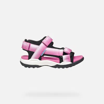 GEOX BOREALIS   JUNIOR FUCHSIA/BLACK