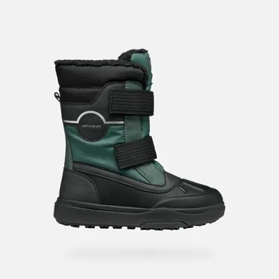 GEOX BUNSHEE PG ABX JUNIOR MILITARY/BLACK