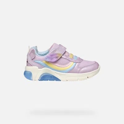 GEOX FADINLIGHT GIRL LILAC/MULTICOLOR