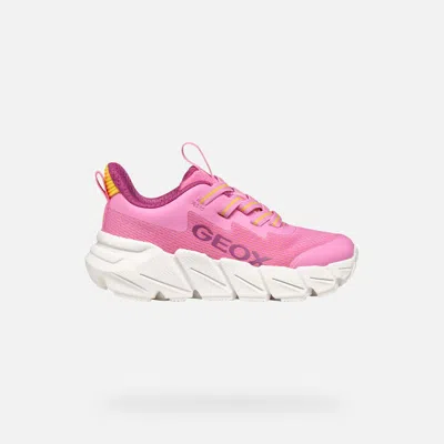 GEOX FLEXYPER FAST JUNIOR PINK/YELLOW