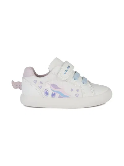 GEOX GISLI UNICORN-PRINT SNEAKERS