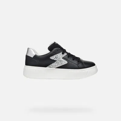 GEOX MIKIROSHI GIRL BLACK/SILVER