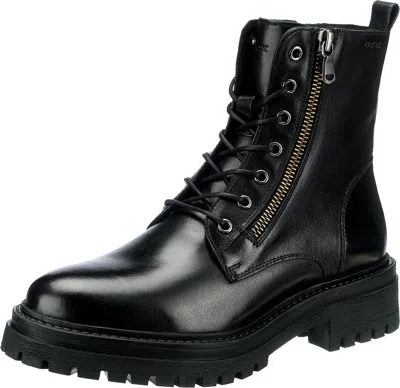 GEOX NEU GEOX D IRIDEA SCHNÜRSTIEFELETTEN 20405695 FÜR DAMEN SCHWARZ