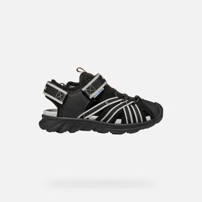 GEOX SANDAL AIRADYUM   JUNIOR BLACK/GREY