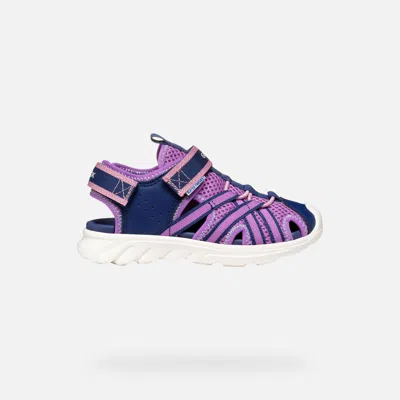 GEOX SANDAL AIRADYUM   JUNIOR NAVY/PURPLE