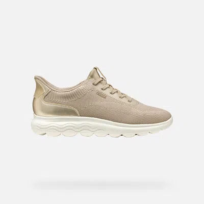 GEOX SPHERICA PLUS WOMAN LIGHT TAUPE/LIGHT GOLD