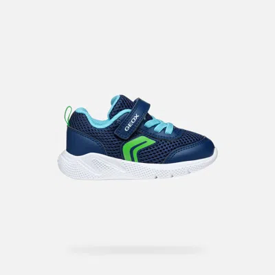 GEOX SPRINTYE BABY NAVY/LIGHT GREEN